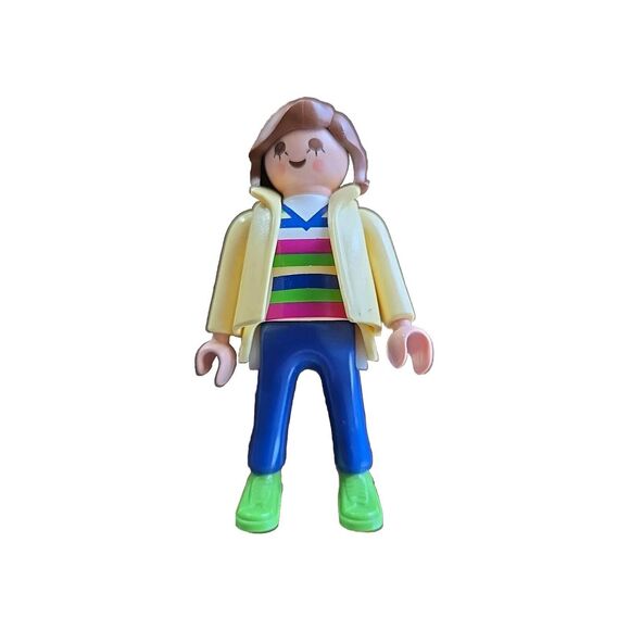 Vintage Playmobil Geobra 1992 Figure Girl Pre-owned Unpackaged, Mini Fig Plastic - Picture 1 of 2